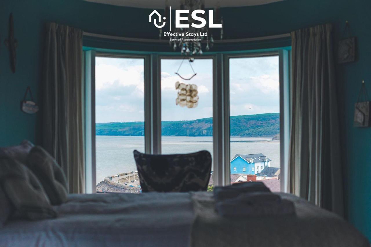 Beautiful En Suite 5 Bedroom Home With Sea Views New Quay  Buitenkant foto