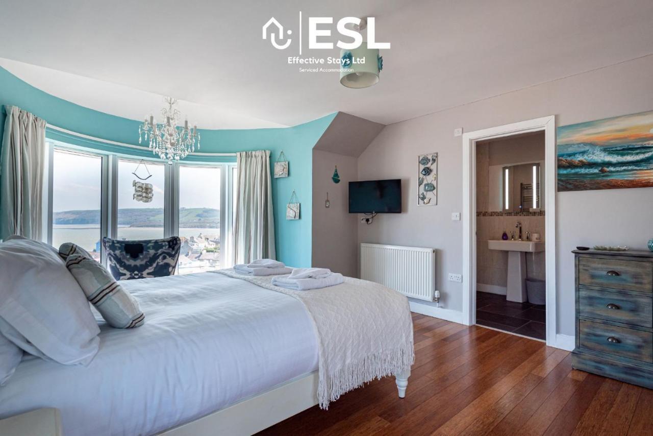 Beautiful En Suite 5 Bedroom Home With Sea Views New Quay  Buitenkant foto